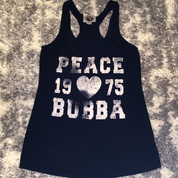 Black Racer back BUBBA GUMP SHRIMP CO. Tank - Picture 1 of 5